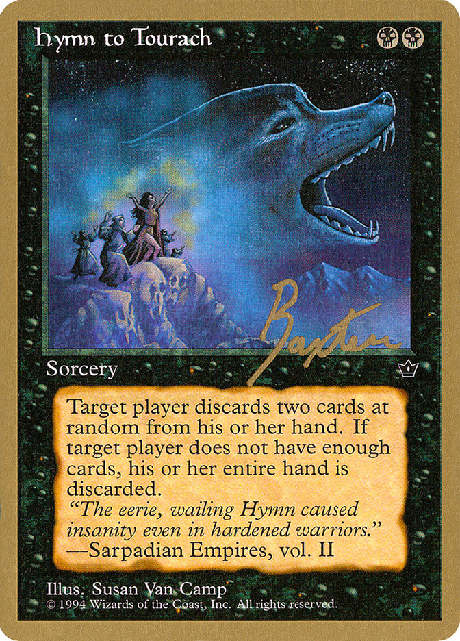 Hymn to Tourach (Wolf) (George Baxter) [Pro Tour Collector Set] MTG Single Magic: The Gathering    | Red Claw Gaming