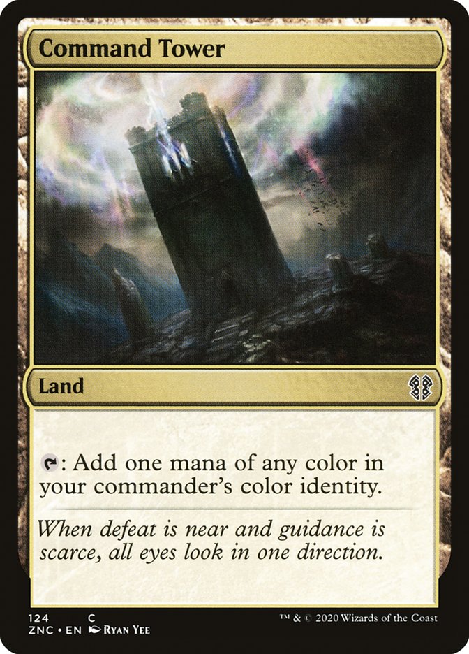 Command Tower [Zendikar Rising Commander] MTG Single Magic: The Gathering    | Red Claw Gaming