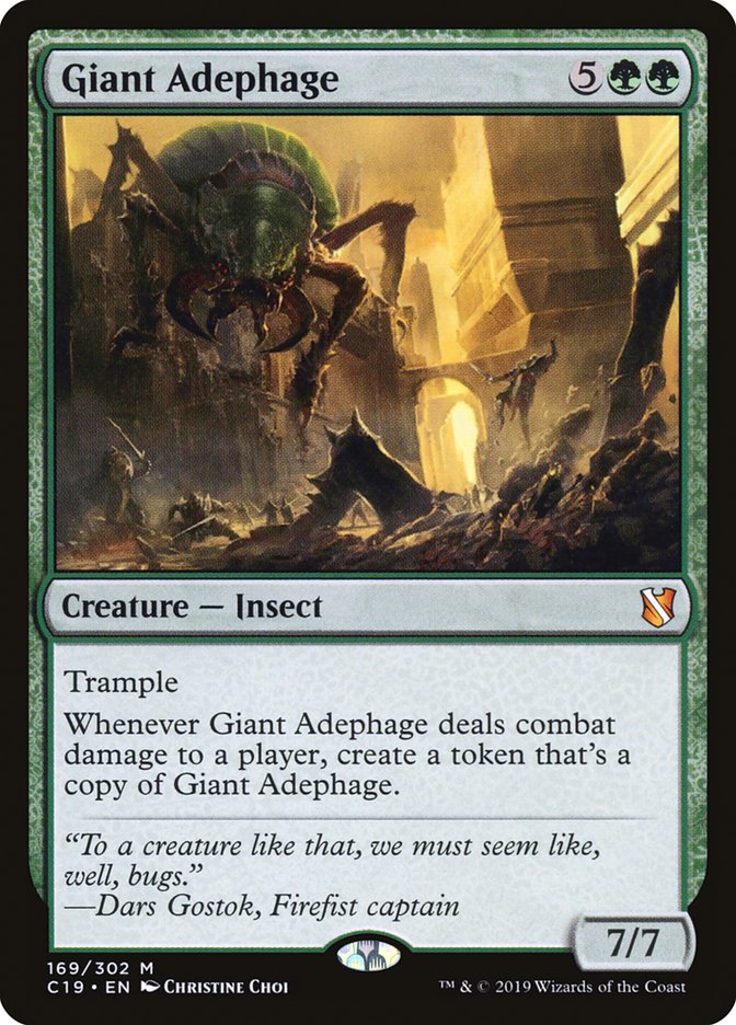 Giant Adephage [Commander 2019] MTG Single Magic: The Gathering    | Red Claw Gaming