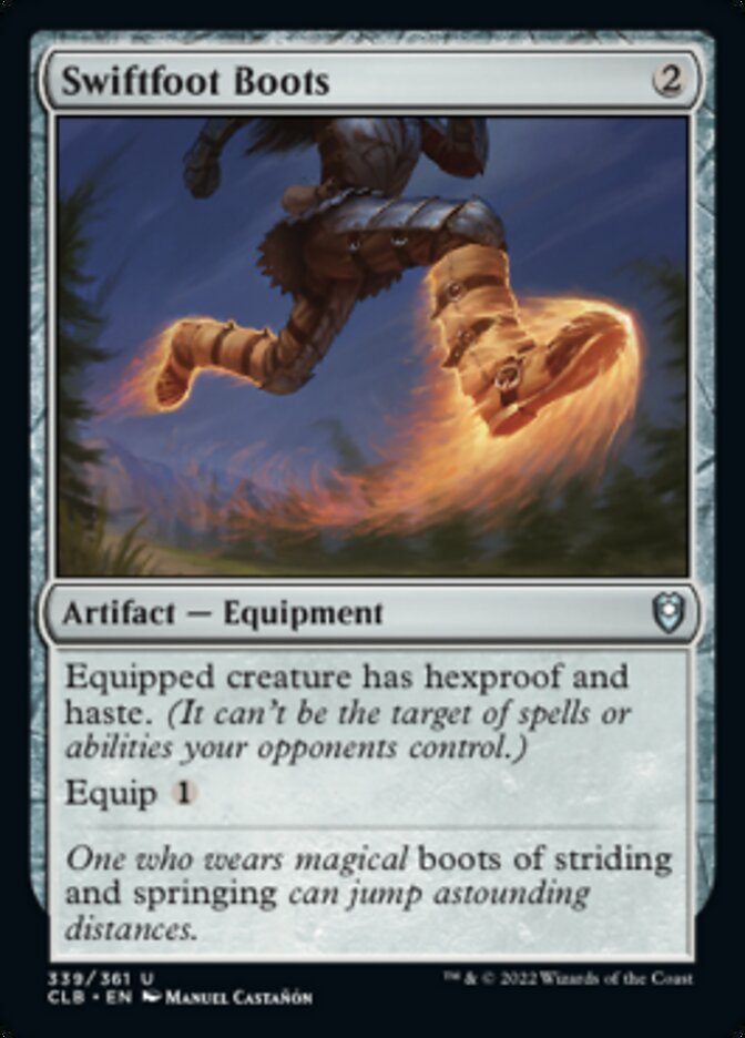 Swiftfoot Boots [Commander Legends: Battle for Baldur's Gate] MTG Single Magic: The Gathering    | Red Claw Gaming