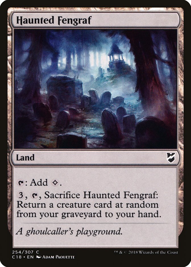 Haunted Fengraf [Commander 2018] MTG Single Magic: The Gathering    | Red Claw Gaming