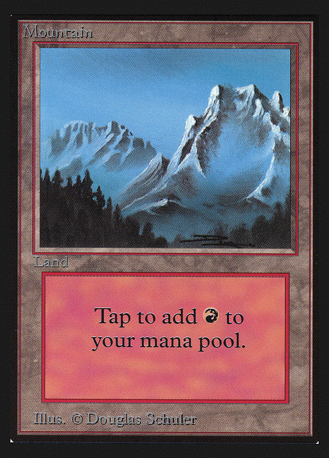 Mountain (Snow Top / Highest Point on Right) [Collectors' Edition] MTG Single Magic: The Gathering    | Red Claw Gaming