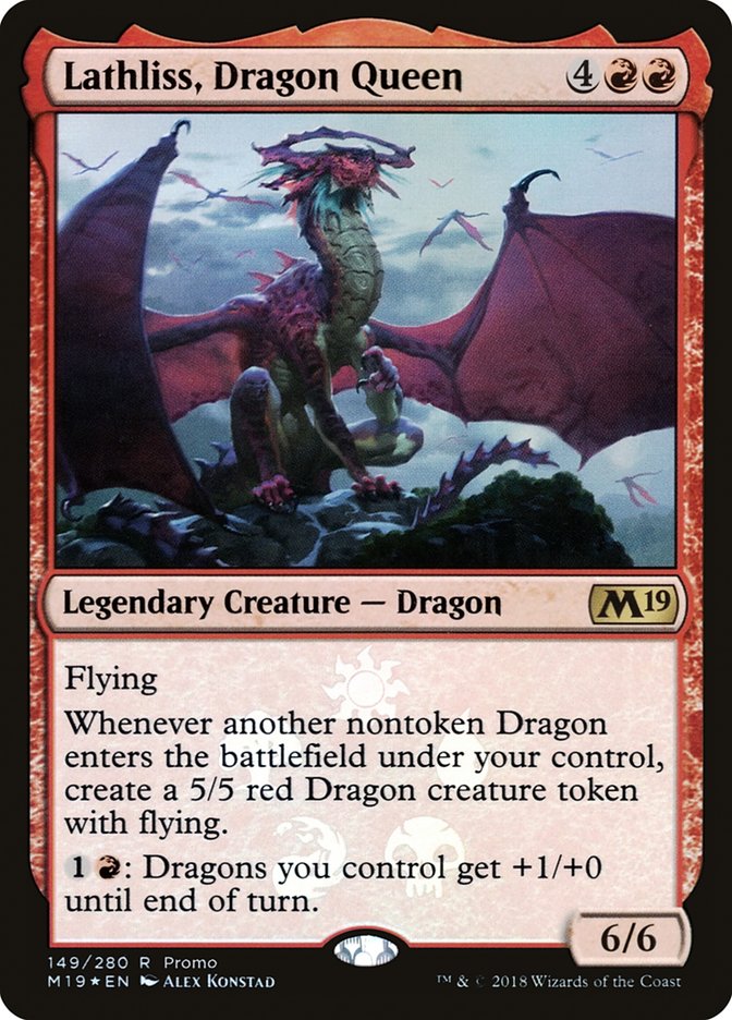 Lathliss, Dragon Queen [Resale Promos] MTG Single Magic: The Gathering    | Red Claw Gaming