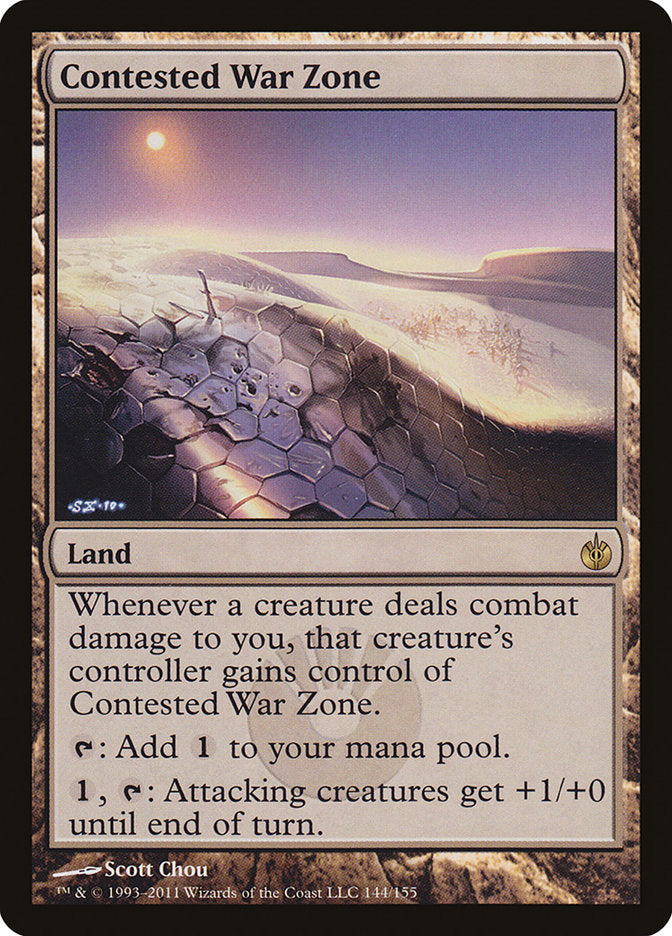 Contested War Zone [Mirrodin Besieged] MTG Single Magic: The Gathering    | Red Claw Gaming