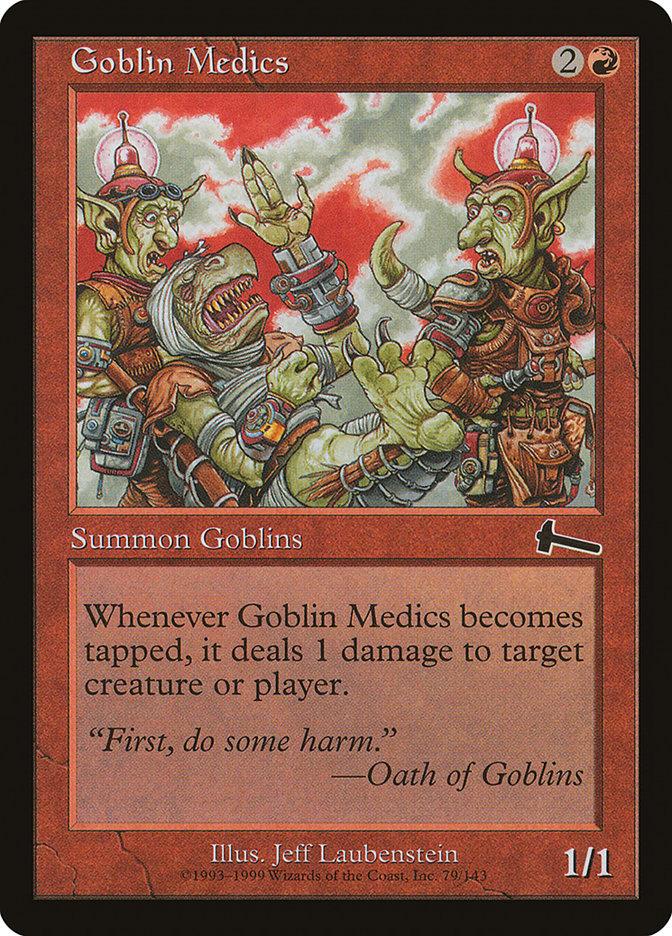 Goblin Medics [Urza's Legacy] MTG Single Magic: The Gathering    | Red Claw Gaming