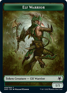 Soldier // Elf Warrior Double-Sided Token [Game Night: Free-for-All Tokens] MTG Single Magic: The Gathering    | Red Claw Gaming
