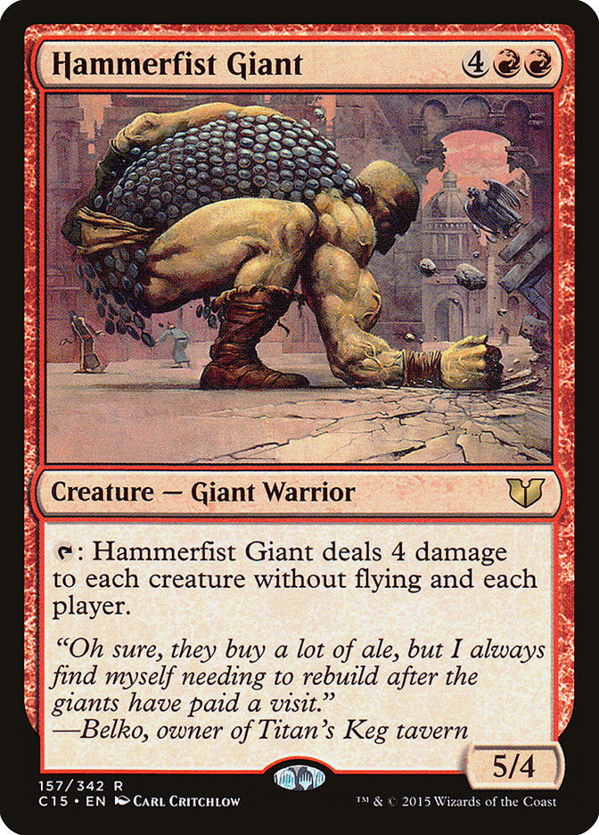 Hammerfist Giant [Commander 2015] MTG Single Magic: The Gathering    | Red Claw Gaming