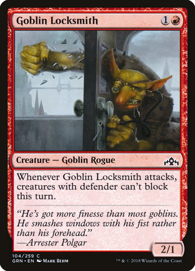 Goblin Locksmith [Guilds of Ravnica] MTG Single Magic: The Gathering    | Red Claw Gaming