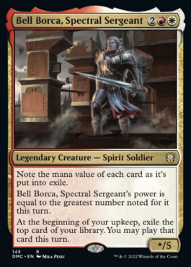 Bell Borca, Spectral Sergeant [Dominaria United Commander] MTG Single Magic: The Gathering    | Red Claw Gaming
