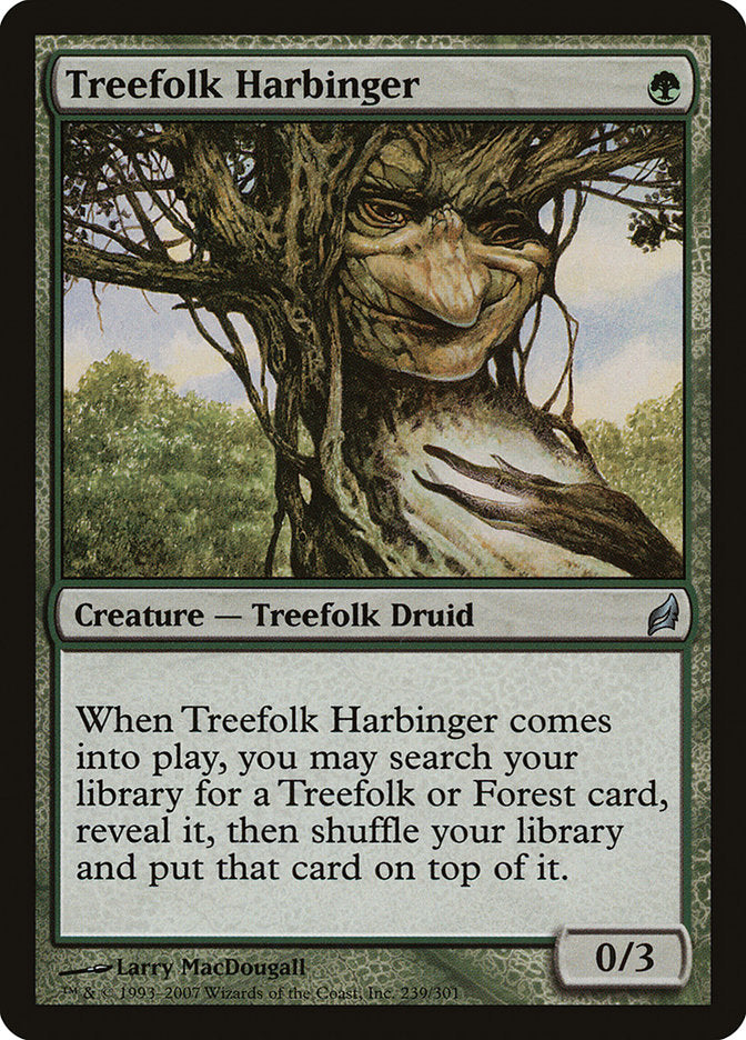 Treefolk Harbinger [Lorwyn] MTG Single Magic: The Gathering    | Red Claw Gaming