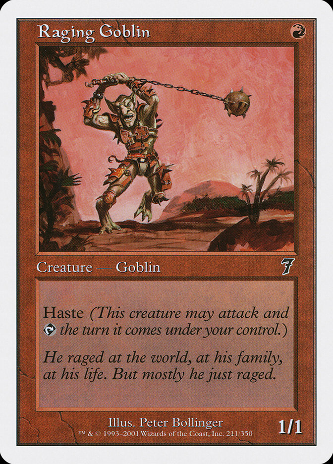 Raging Goblin [Seventh Edition] MTG Single Magic: The Gathering    | Red Claw Gaming