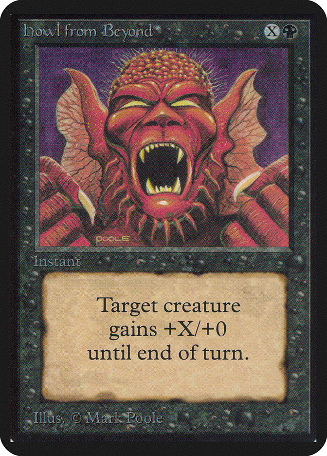Howl from Beyond [Alpha Edition] MTG Single Magic: The Gathering    | Red Claw Gaming