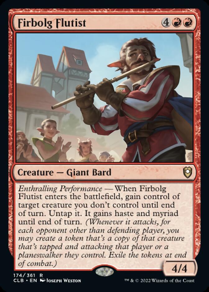 Firbolg Flutist [Commander Legends: Battle for Baldur's Gate] MTG Single Magic: The Gathering    | Red Claw Gaming