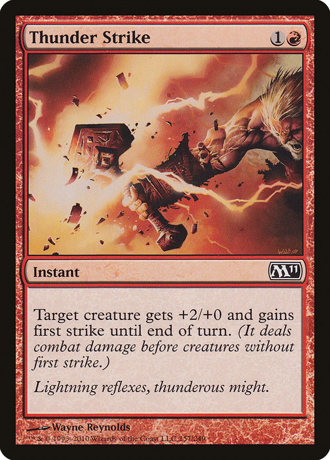 Thunder Strike [Magic 2011] MTG Single Magic: The Gathering    | Red Claw Gaming