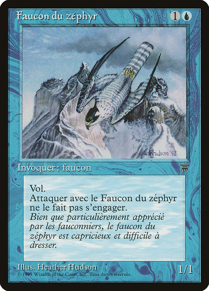 Zephyr Falcon (French) - "Faucon du zephyr" [Renaissance] MTG Single Magic: The Gathering    | Red Claw Gaming