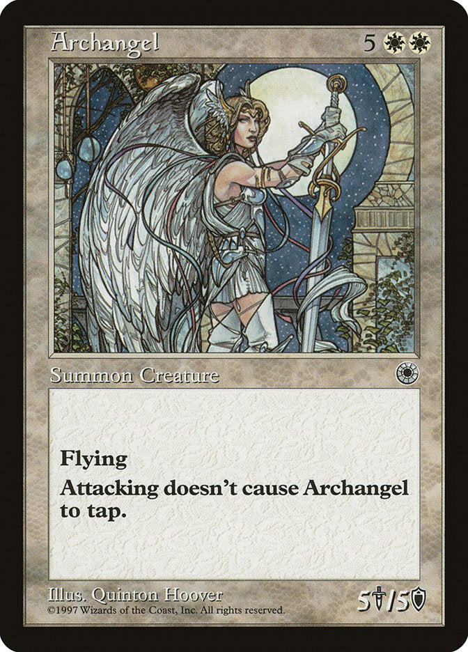 Archangel [Portal] MTG Single Magic: The Gathering    | Red Claw Gaming