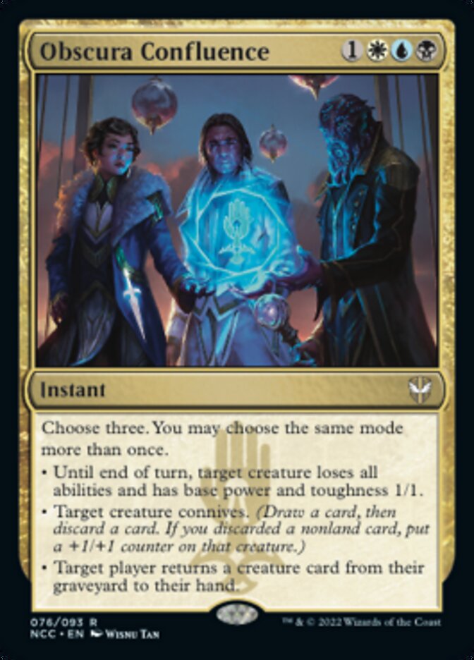 Obscura Confluence [Streets of New Capenna Commander] MTG Single Magic: The Gathering    | Red Claw Gaming