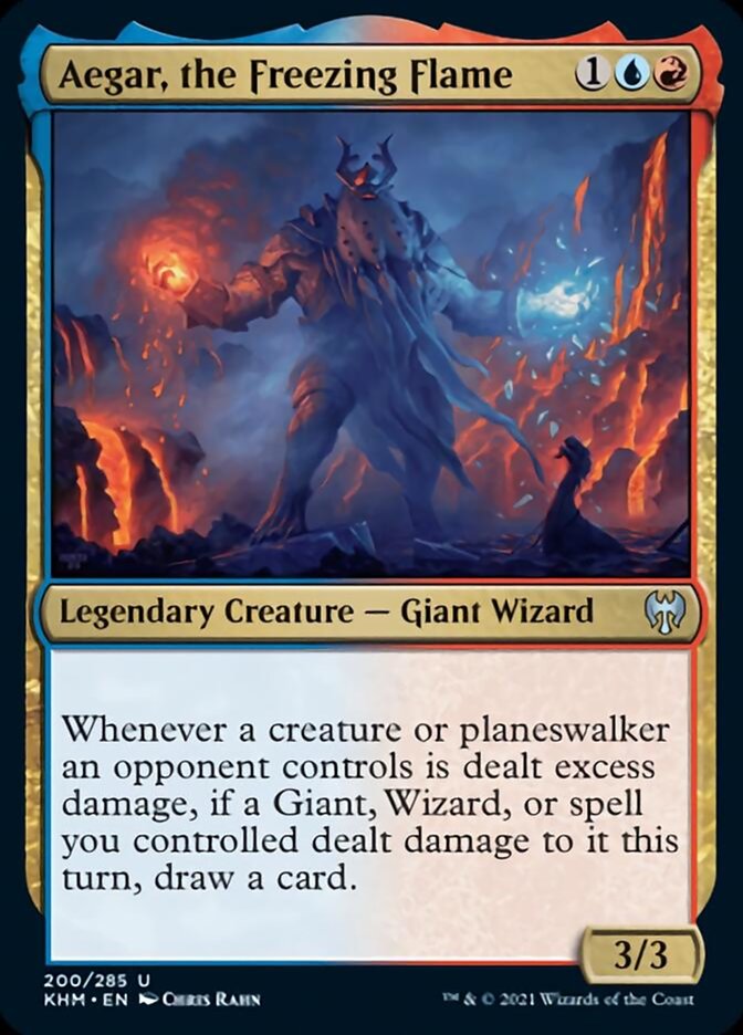 Aegar, the Freezing Flame [Kaldheim] MTG Single Magic: The Gathering    | Red Claw Gaming