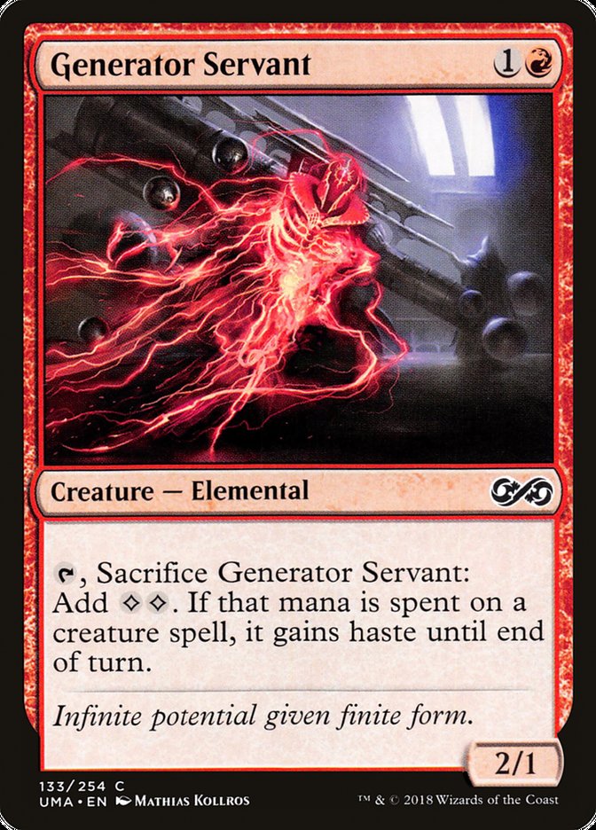 Generator Servant [Ultimate Masters] MTG Single Magic: The Gathering    | Red Claw Gaming