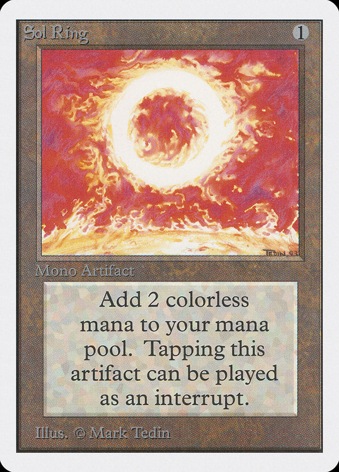 Sol Ring [Unlimited Edition] MTG Single Magic: The Gathering    | Red Claw Gaming