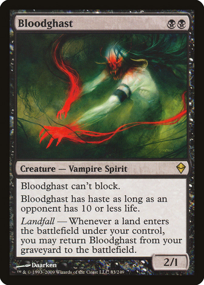 Bloodghast [Zendikar] MTG Single Magic: The Gathering    | Red Claw Gaming