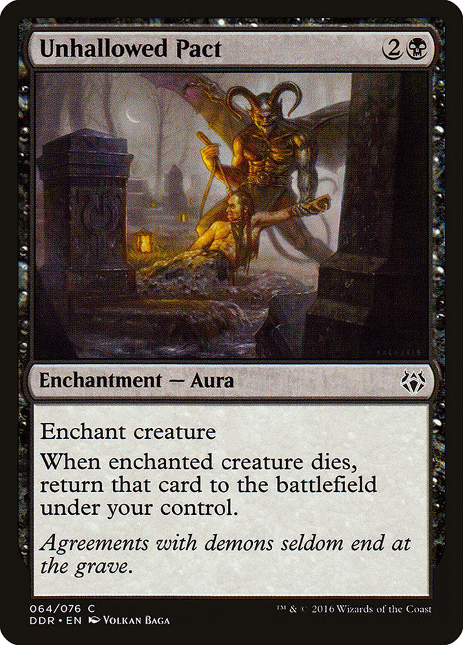 Unhallowed Pact [Duel Decks: Nissa vs. Ob Nixilis] MTG Single Magic: The Gathering    | Red Claw Gaming