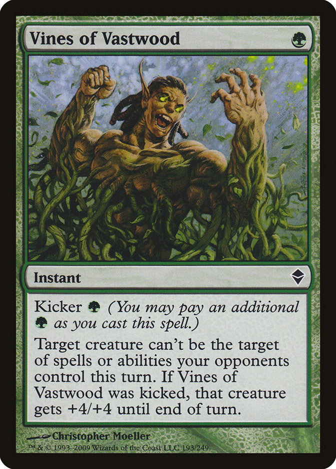 Vines of Vastwood [Zendikar] MTG Single Magic: The Gathering    | Red Claw Gaming