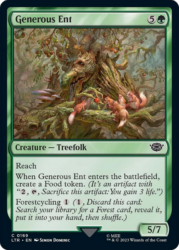 Generous Ent [The Lord of the Rings: Tales of Middle-Earth] MTG Single Magic: The Gathering    | Red Claw Gaming