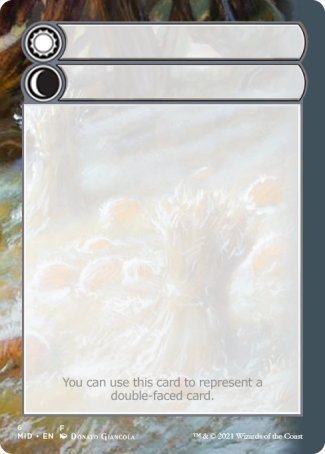 Helper Card (6/9) [Innistrad: Midnight Hunt Tokens] MTG Single Magic: The Gathering    | Red Claw Gaming