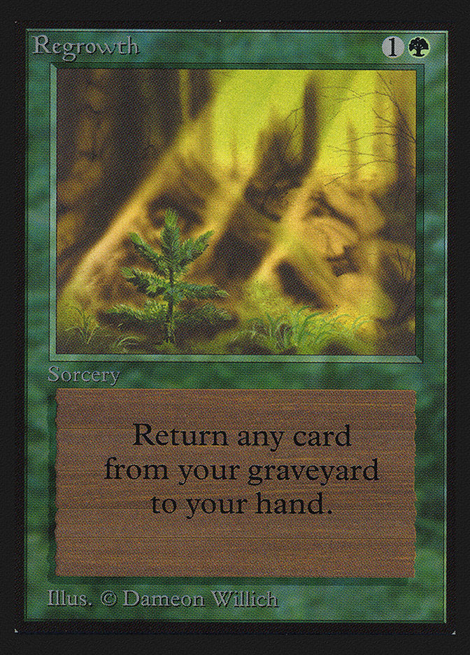 Regrowth [International Collectors' Edition] MTG Single Magic: The Gathering    | Red Claw Gaming
