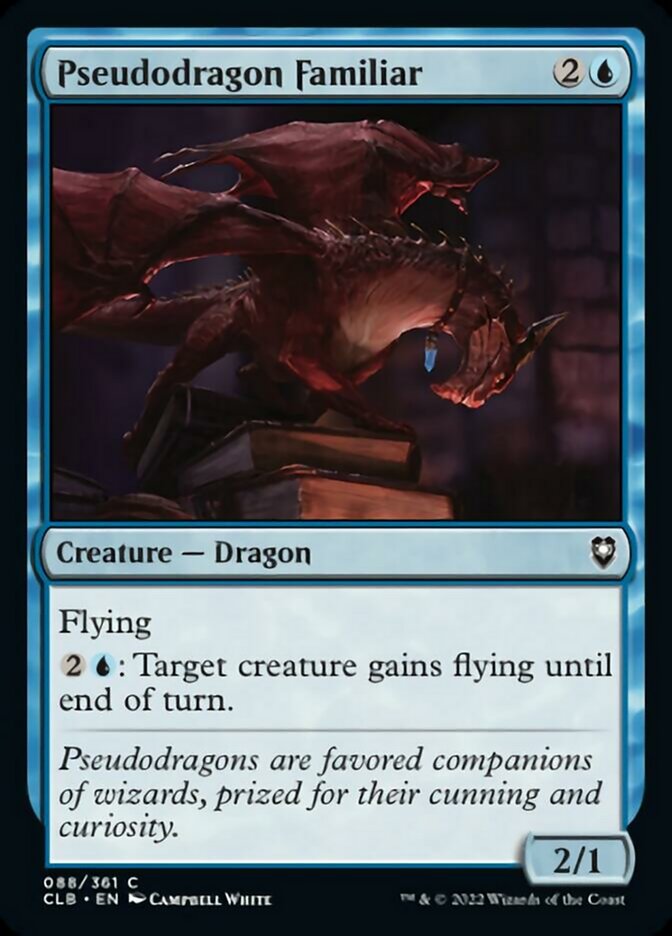 Pseudodragon Familiar [Commander Legends: Battle for Baldur's Gate] MTG Single Magic: The Gathering    | Red Claw Gaming