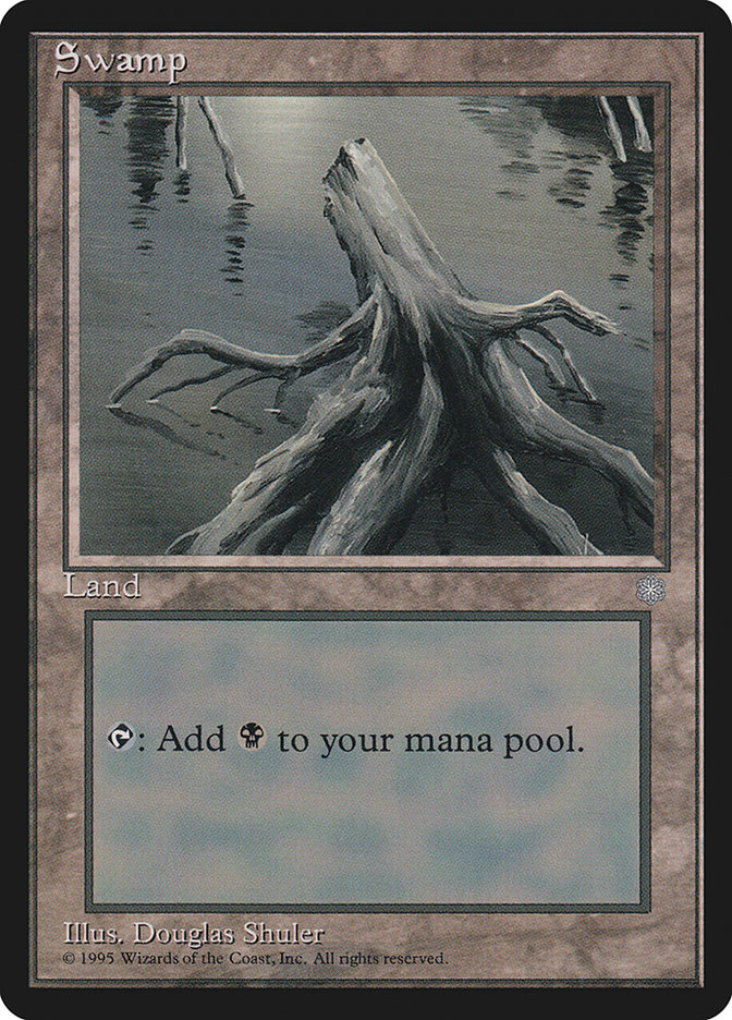 Swamp (Stump) [Ice Age] MTG Single Magic: The Gathering    | Red Claw Gaming