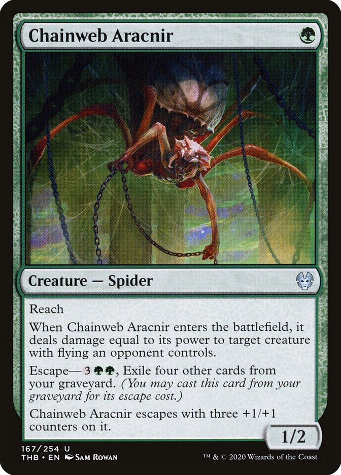 Chainweb Aracnir [Theros Beyond Death] MTG Single Magic: The Gathering    | Red Claw Gaming
