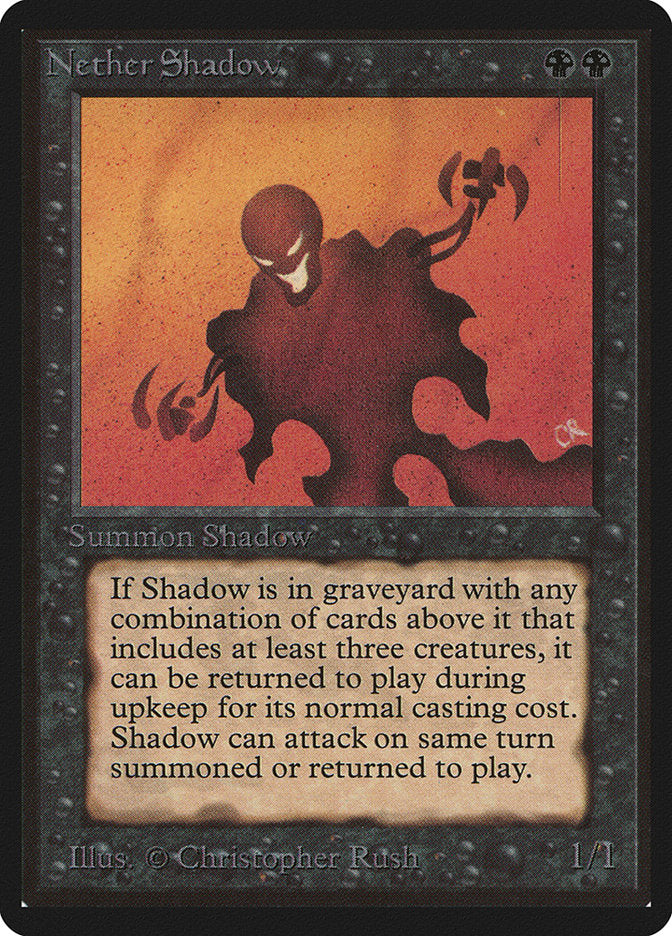 Nether Shadow [Beta Edition] MTG Single Magic: The Gathering    | Red Claw Gaming