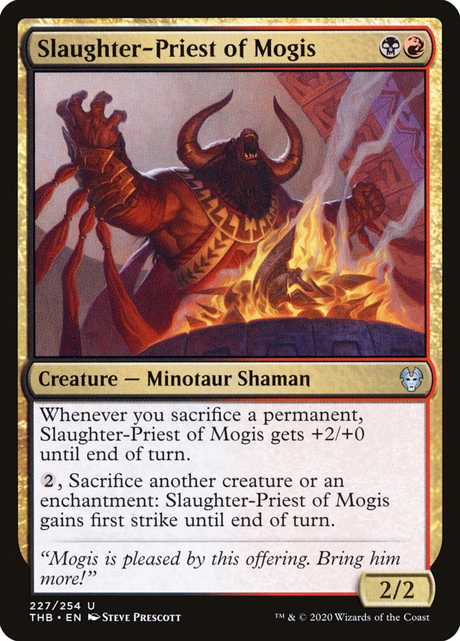 Slaughter-Priest of Mogis [Theros Beyond Death] MTG Single Magic: The Gathering    | Red Claw Gaming