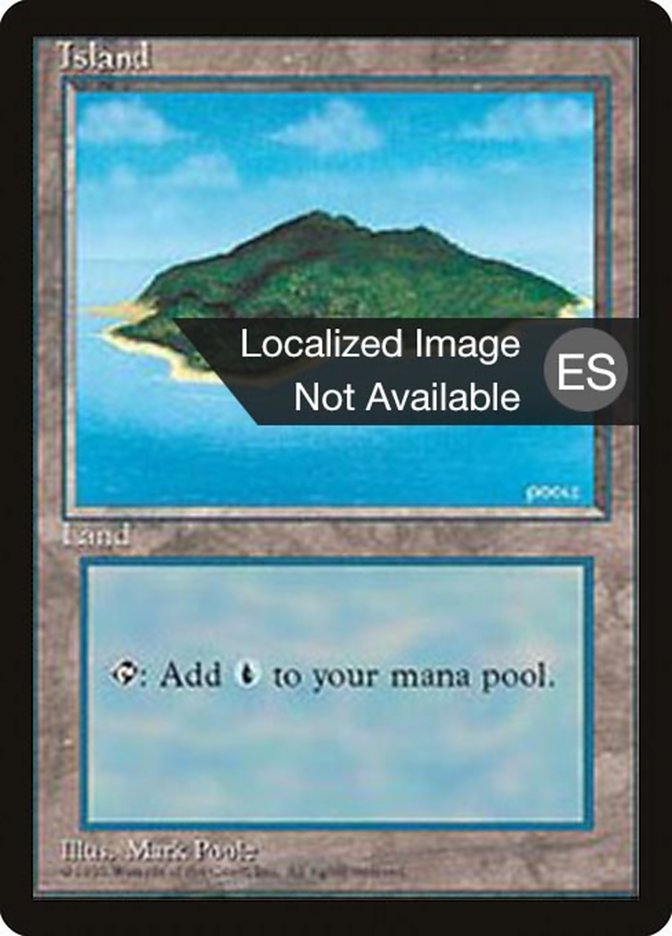 Island (B) [Fourth Edition (Foreign Black Border)] MTG Single Magic: The Gathering    | Red Claw Gaming