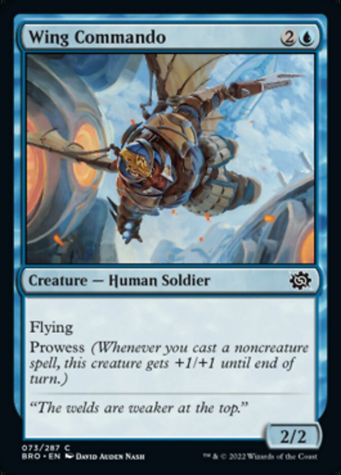 Wing Commando [The Brothers' War] MTG Single Magic: The Gathering    | Red Claw Gaming