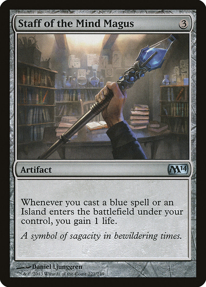 Staff of the Mind Magus [Magic 2014] MTG Single Magic: The Gathering    | Red Claw Gaming