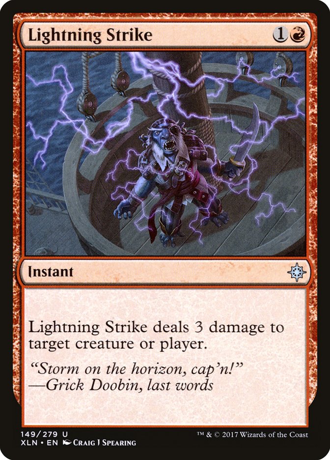Lightning Strike [Ixalan] MTG Single Magic: The Gathering    | Red Claw Gaming