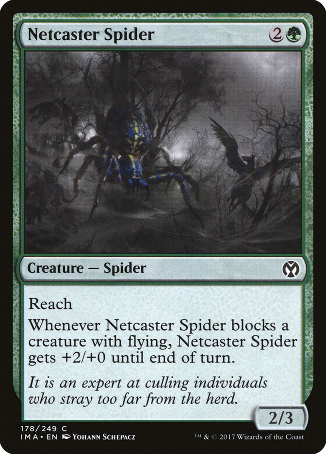 Netcaster Spider [Iconic Masters] MTG Single Magic: The Gathering    | Red Claw Gaming