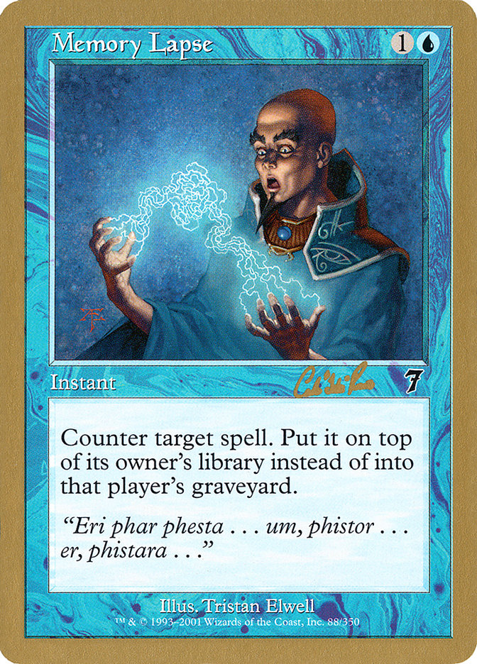 Memory Lapse (Carlos Romao) [World Championship Decks 2002] MTG Single Magic: The Gathering    | Red Claw Gaming