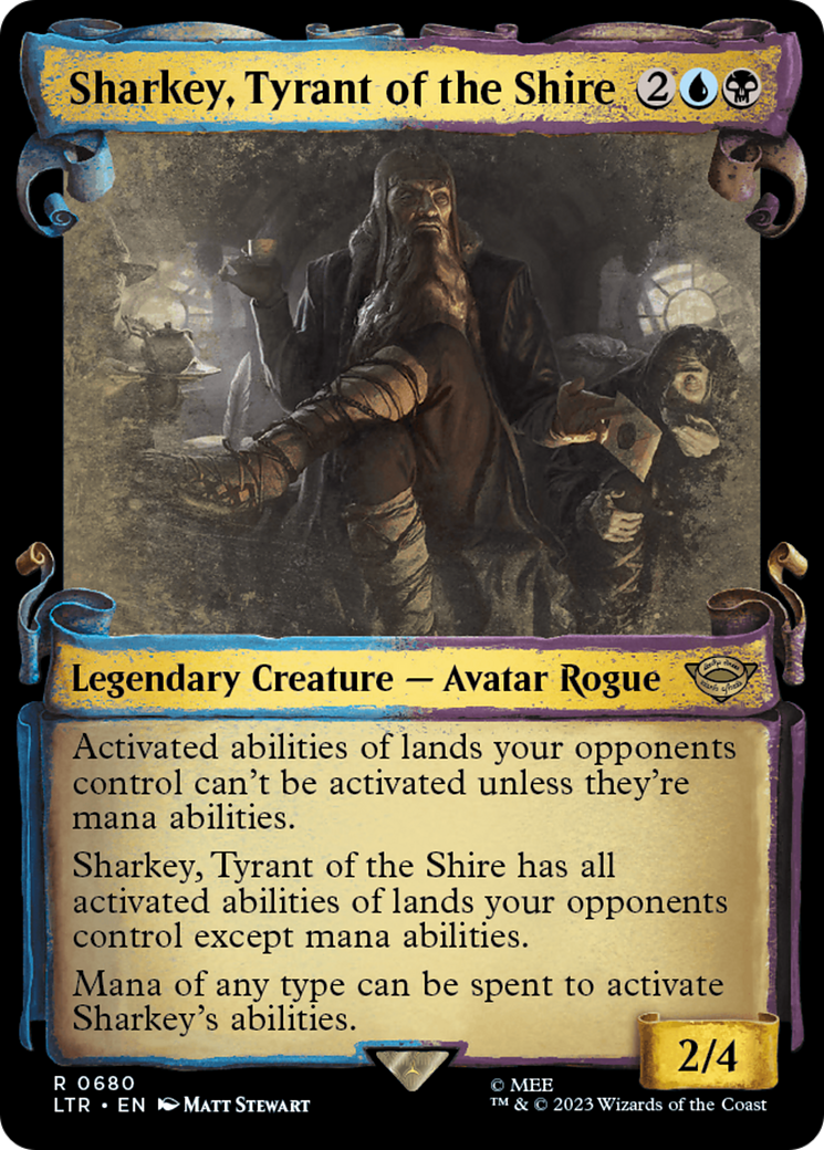 Sharkey, Tyrant of the Shire [The Lord of the Rings: Tales of Middle-Earth Showcase Scrolls] MTG Single Magic: The Gathering    | Red Claw Gaming