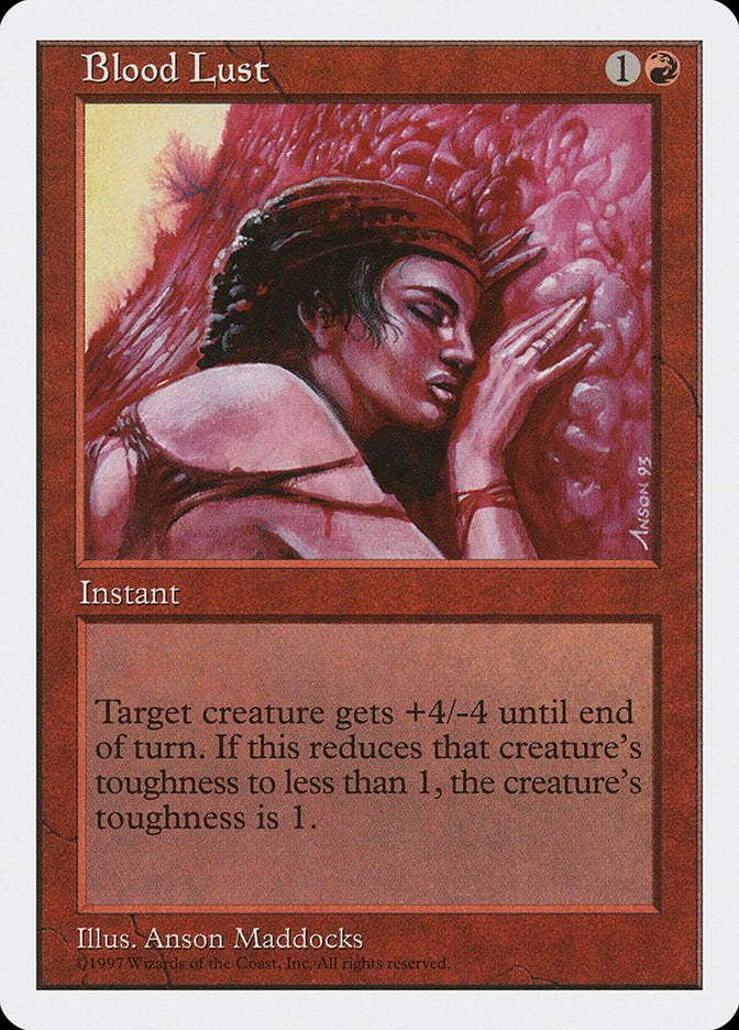 Blood Lust [Fifth Edition] MTG Single Magic: The Gathering    | Red Claw Gaming