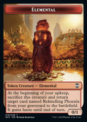 Elemental (018) // Copy Double-Sided Token [Streets of New Capenna Commander Tokens] MTG Single Magic: The Gathering    | Red Claw Gaming