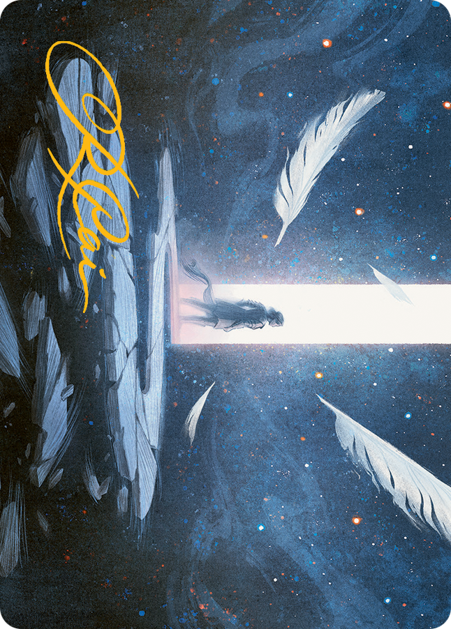 Moment of Truth Art Card (Gold-Stamped Signature) [March of the Machine Art Series] MTG Single Magic: The Gathering    | Red Claw Gaming