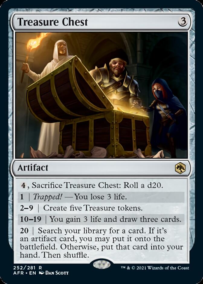 Treasure Chest [Dungeons & Dragons: Adventures in the Forgotten Realms] MTG Single Magic: The Gathering    | Red Claw Gaming