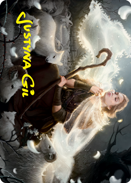 Ancestor's Embrace Art Card (Gold-Stamped Signature) [Innistrad: Crimson Vow Art Series] MTG Single Magic: The Gathering    | Red Claw Gaming