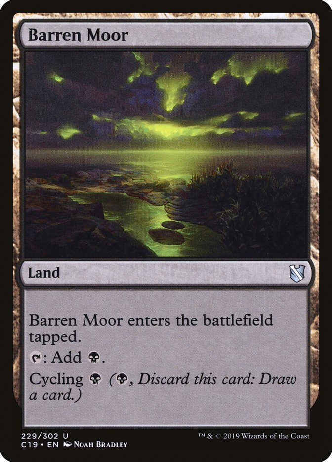 Barren Moor [Commander 2019] MTG Single Magic: The Gathering    | Red Claw Gaming