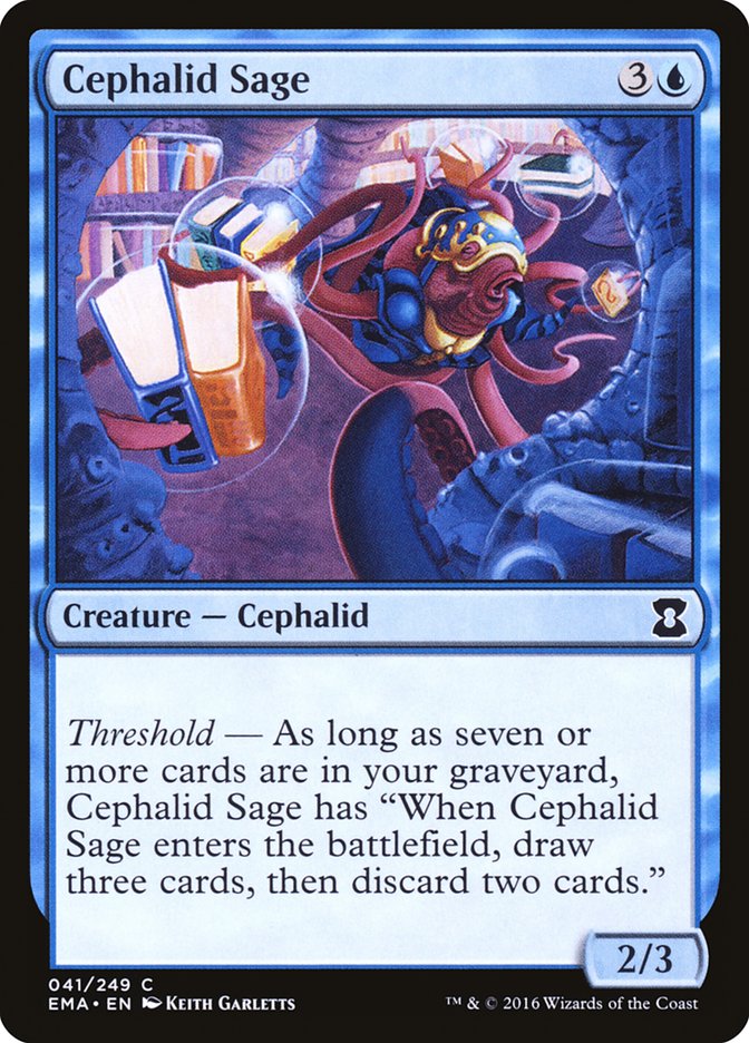 Cephalid Sage [Eternal Masters] MTG Single Magic: The Gathering    | Red Claw Gaming