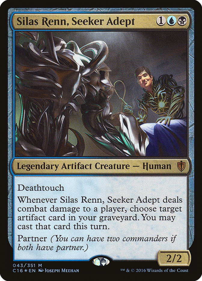 Silas Renn, Seeker Adept [Commander 2016] MTG Single Magic: The Gathering    | Red Claw Gaming